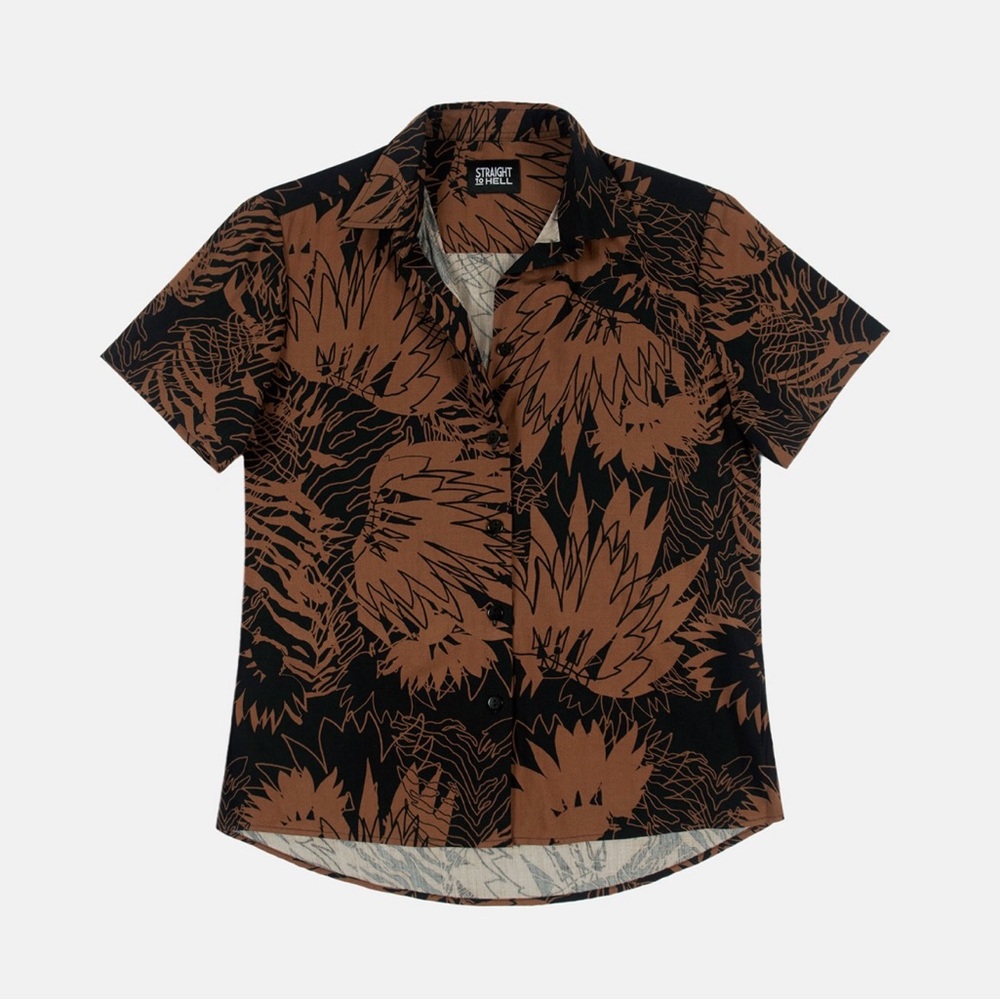 Straight To Hell Apparel Women’s Jungle Rock Shirt, M